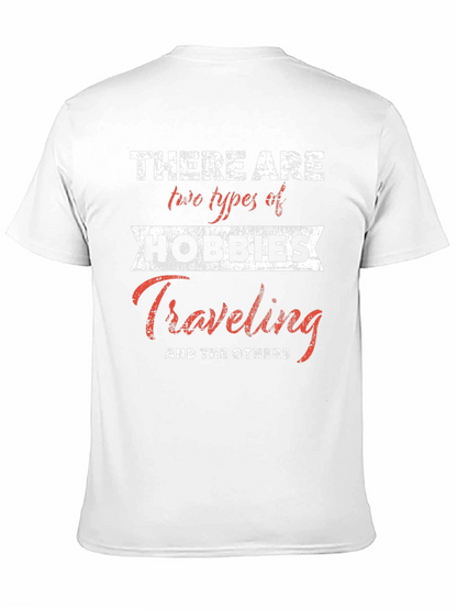 Camiseta Negra Hobbies Viajes