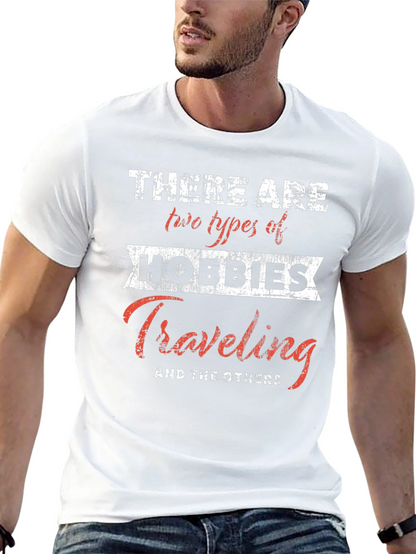 Camiseta Negra Hobbies Viajes