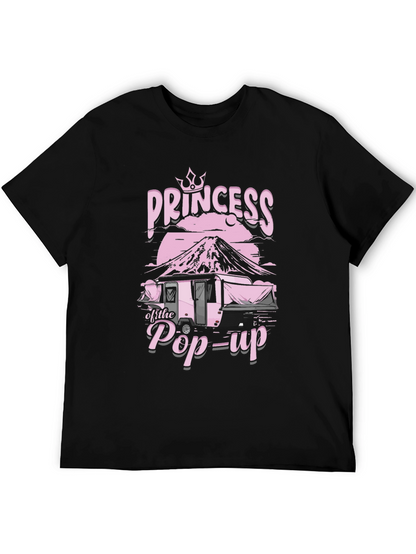 Camiseta Negra Princesa de la Caravana Pop-Up