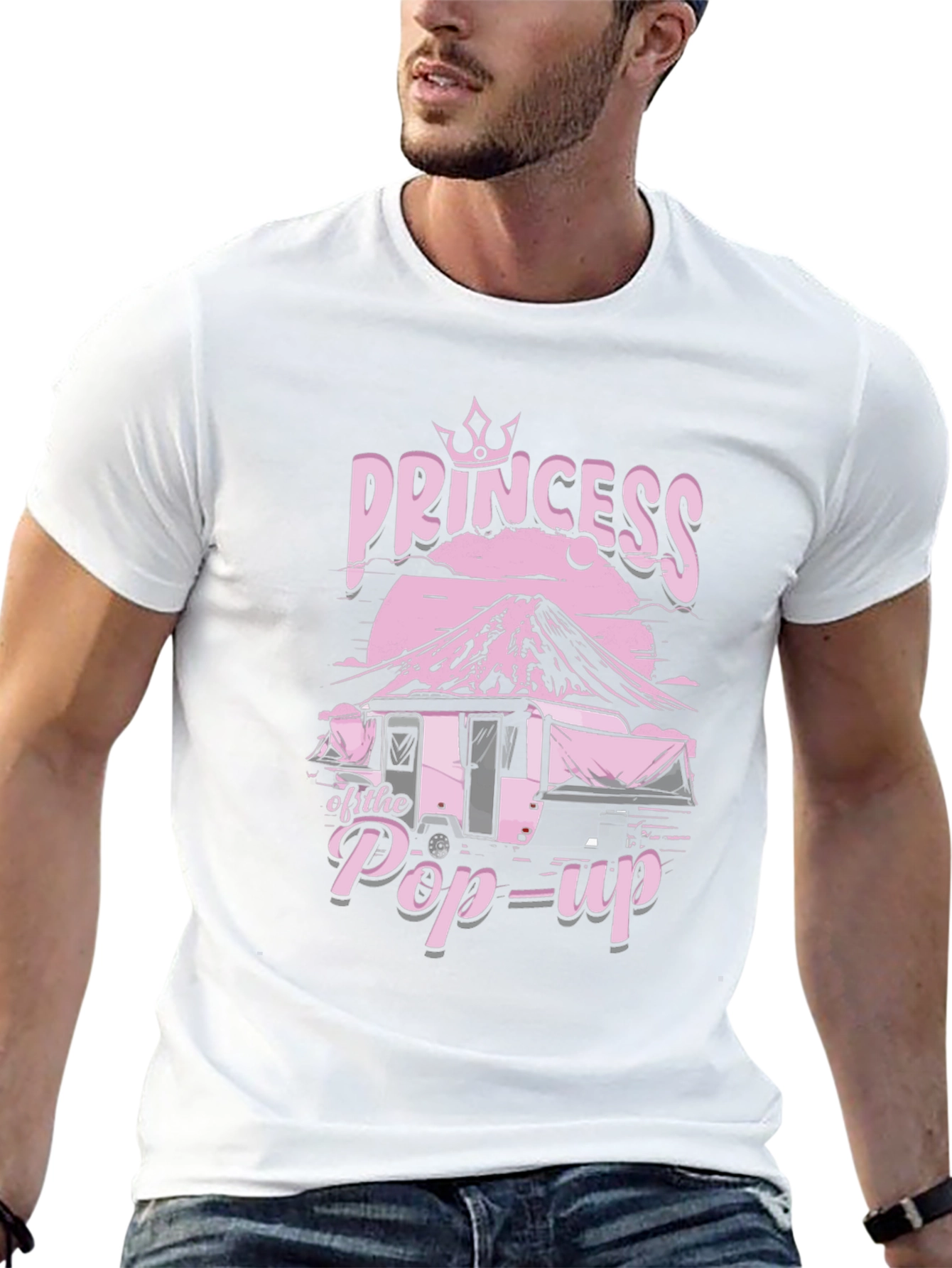 Camiseta Negra Princesa de la Caravana Pop-Up