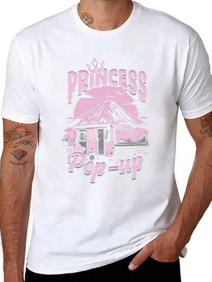 Camiseta Negra Princesa de la Caravana Pop-Up