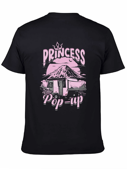 Camiseta Negra Princesa de la Caravana Pop-Up
