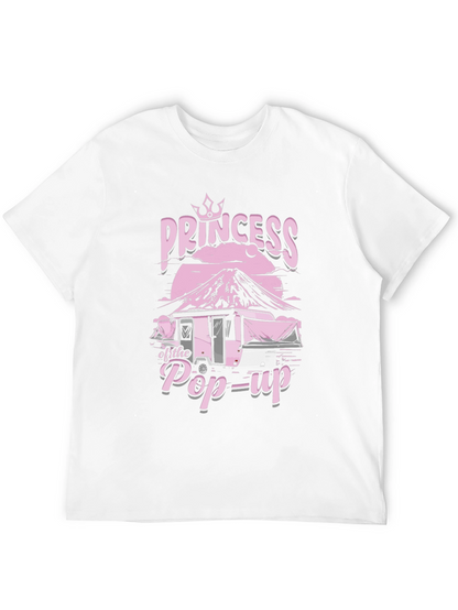 Camiseta Negra Princesa de la Caravana Pop-Up