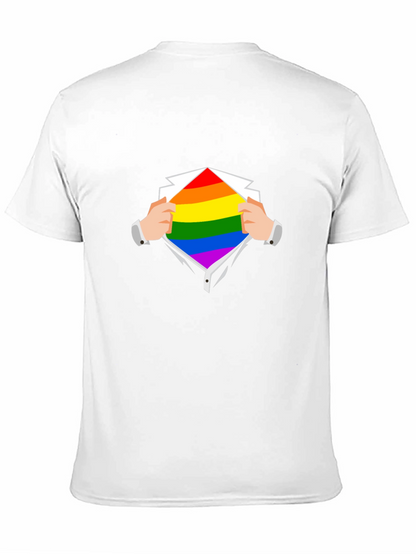 Camiseta Negra con Diseño de Orgullo LGBT