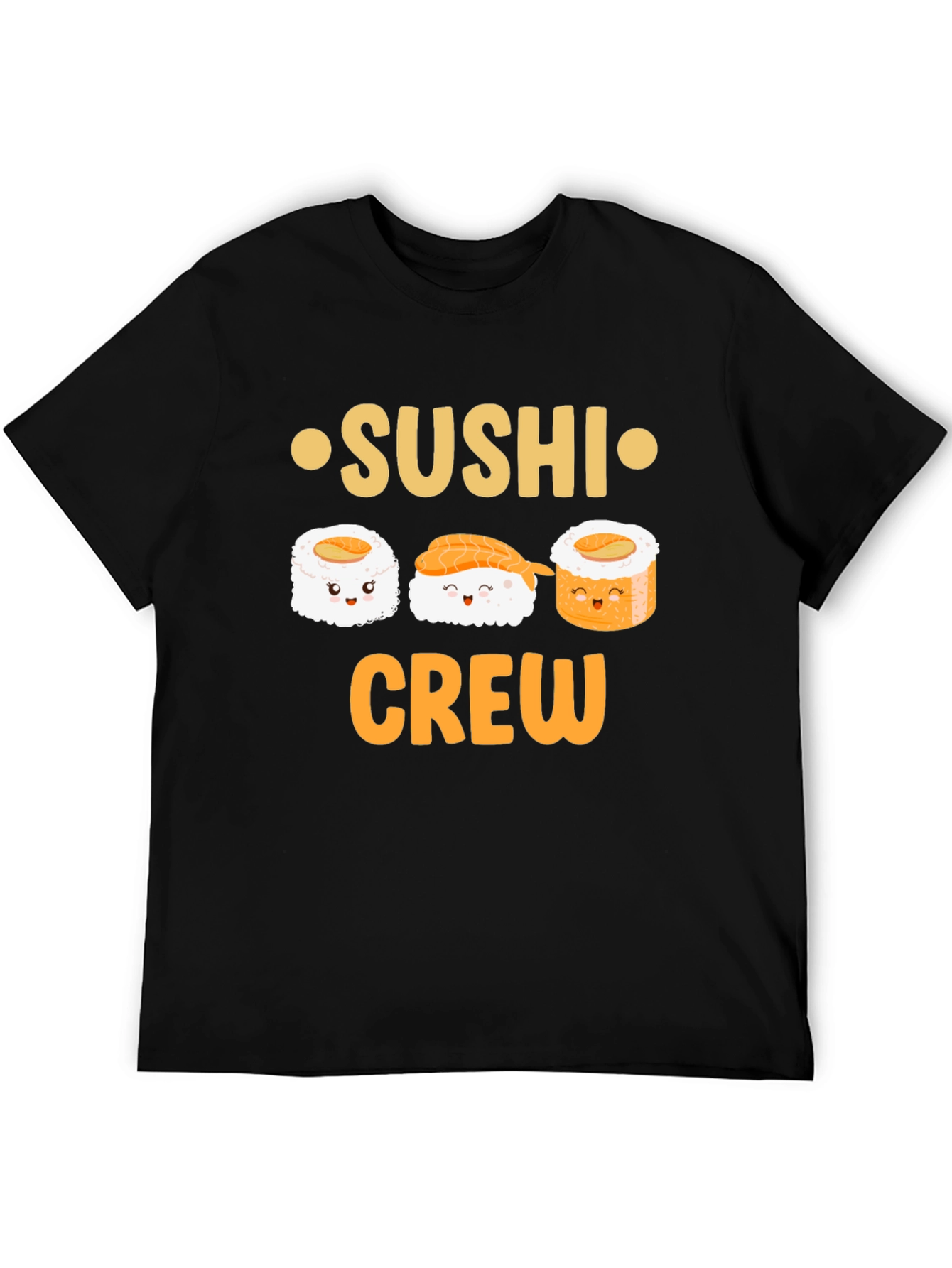 Camiseta Negra Sushi Crew