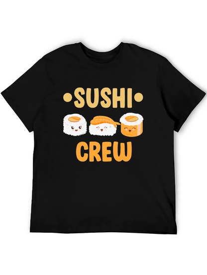 Camiseta Negra Sushi Crew