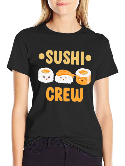 Camiseta Negra Sushi Crew