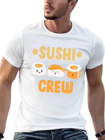 Camiseta Negra Sushi Crew