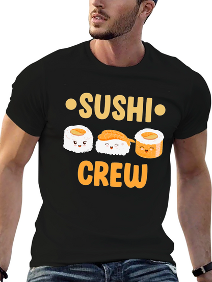 Camiseta Negra Sushi Crew