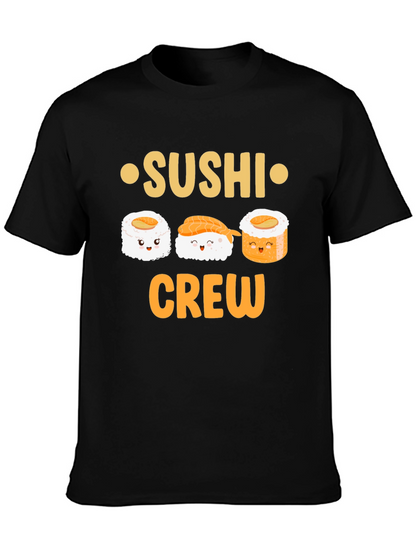 Camiseta Negra Sushi Crew