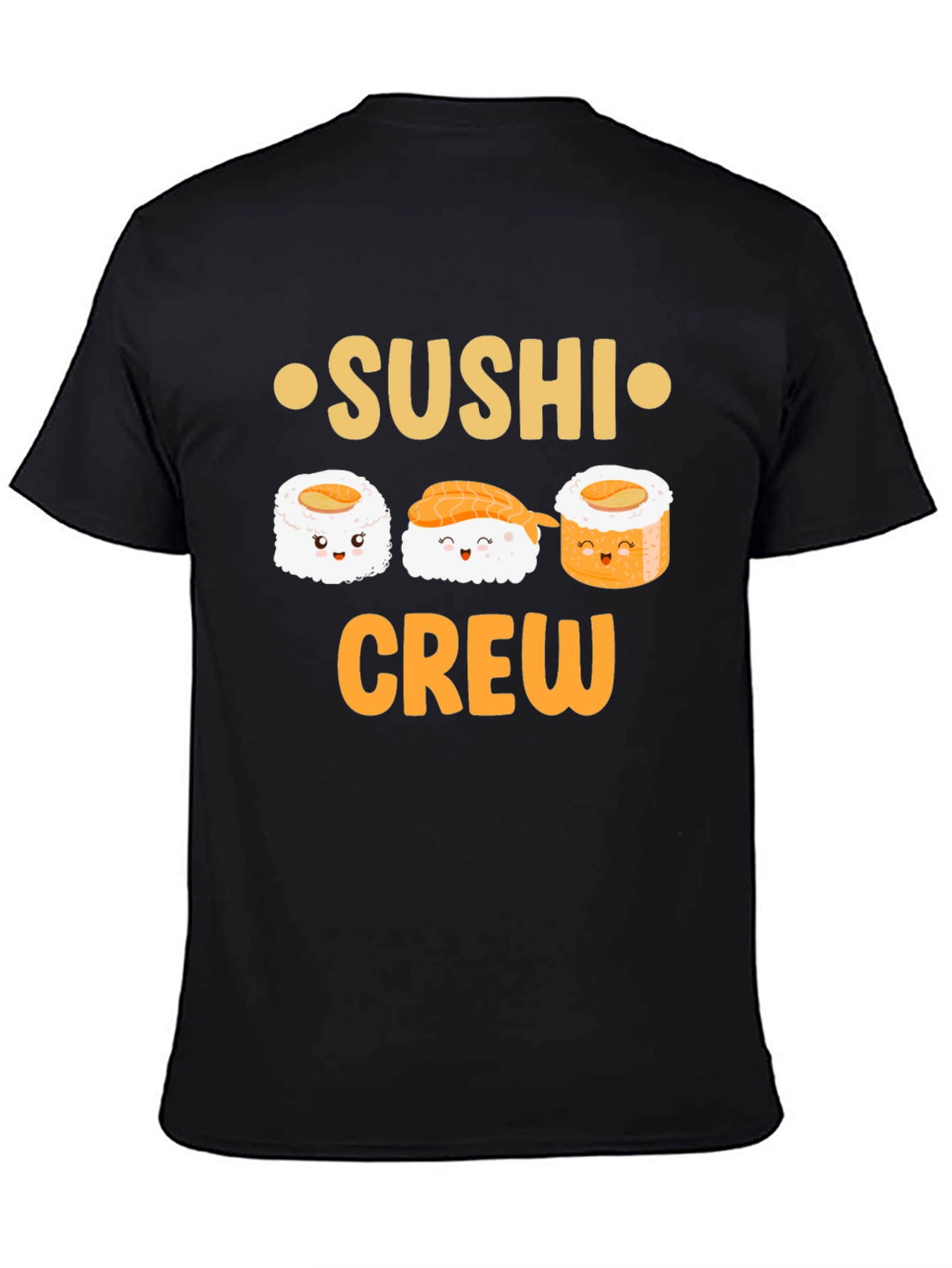 Camiseta Negra Sushi Crew