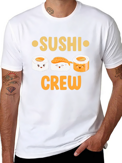 Camiseta Negra Sushi Crew