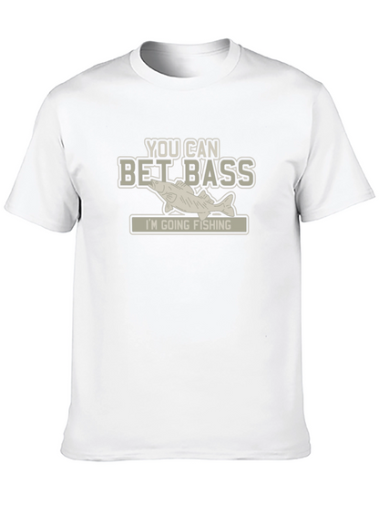 Camiseta Negra con Diseño de Pesca Bet Bass