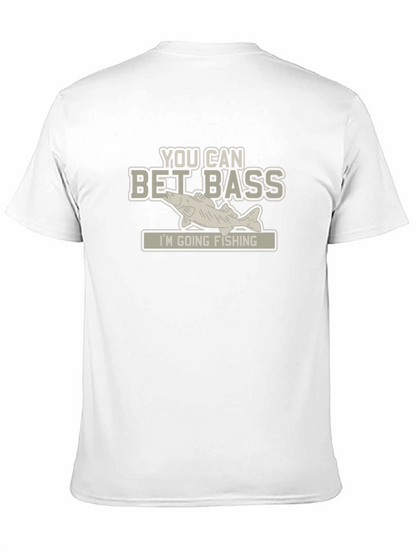 Camiseta Negra con Diseño de Pesca Bet Bass