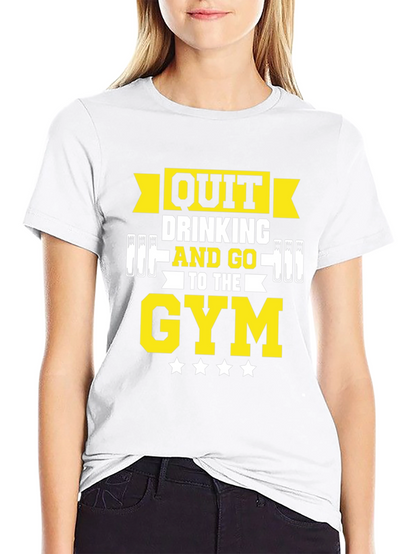 Camiseta Negra Gym Motivacional