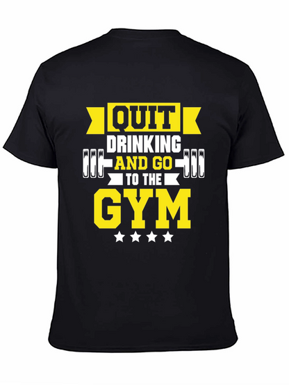 Camiseta Negra Gym Motivacional