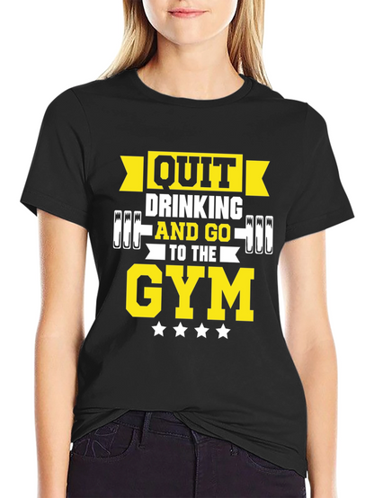 Camiseta Negra Gym Motivacional