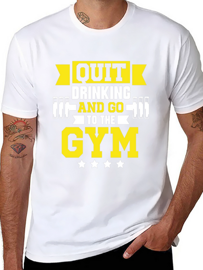 Camiseta Negra Gym Motivacional