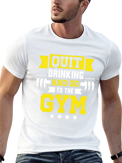 Camiseta Negra Gym Motivacional