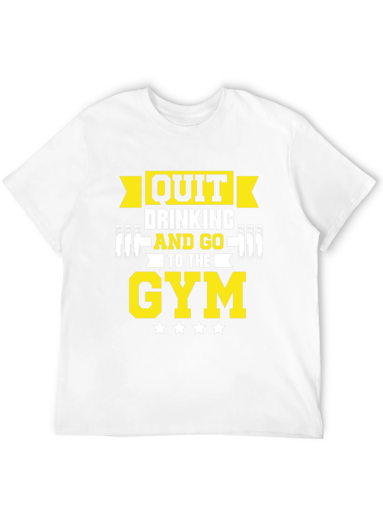 Camiseta Negra Gym Motivacional