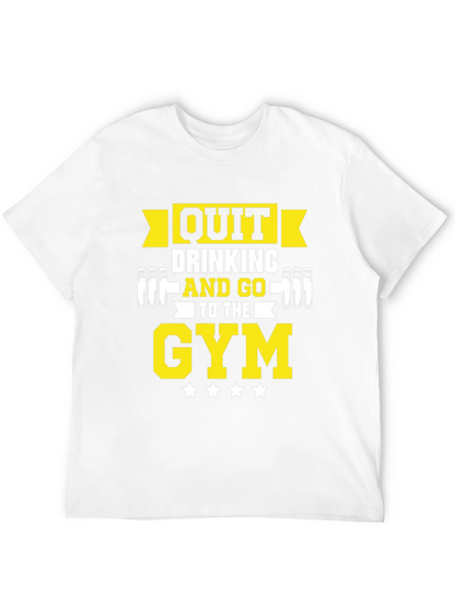 Camiseta Negra Gym Motivacional