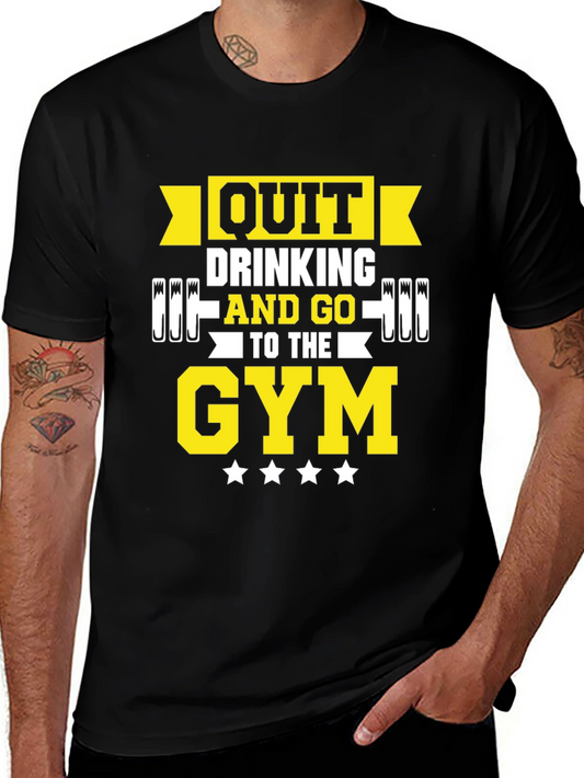 Camiseta Negra Gym Motivacional