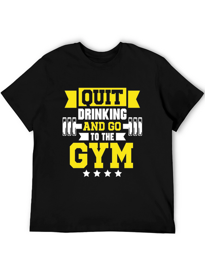 Camiseta Negra Gym Motivacional