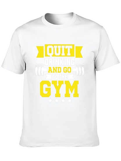 Camiseta Negra Gym Motivacional