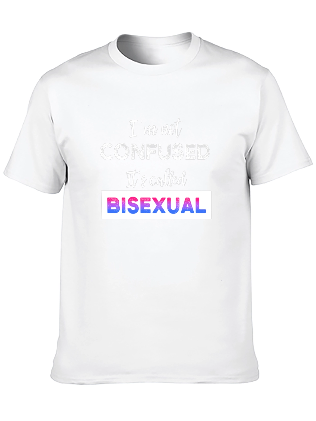 Camiseta Bisexual - No Estoy Confundido