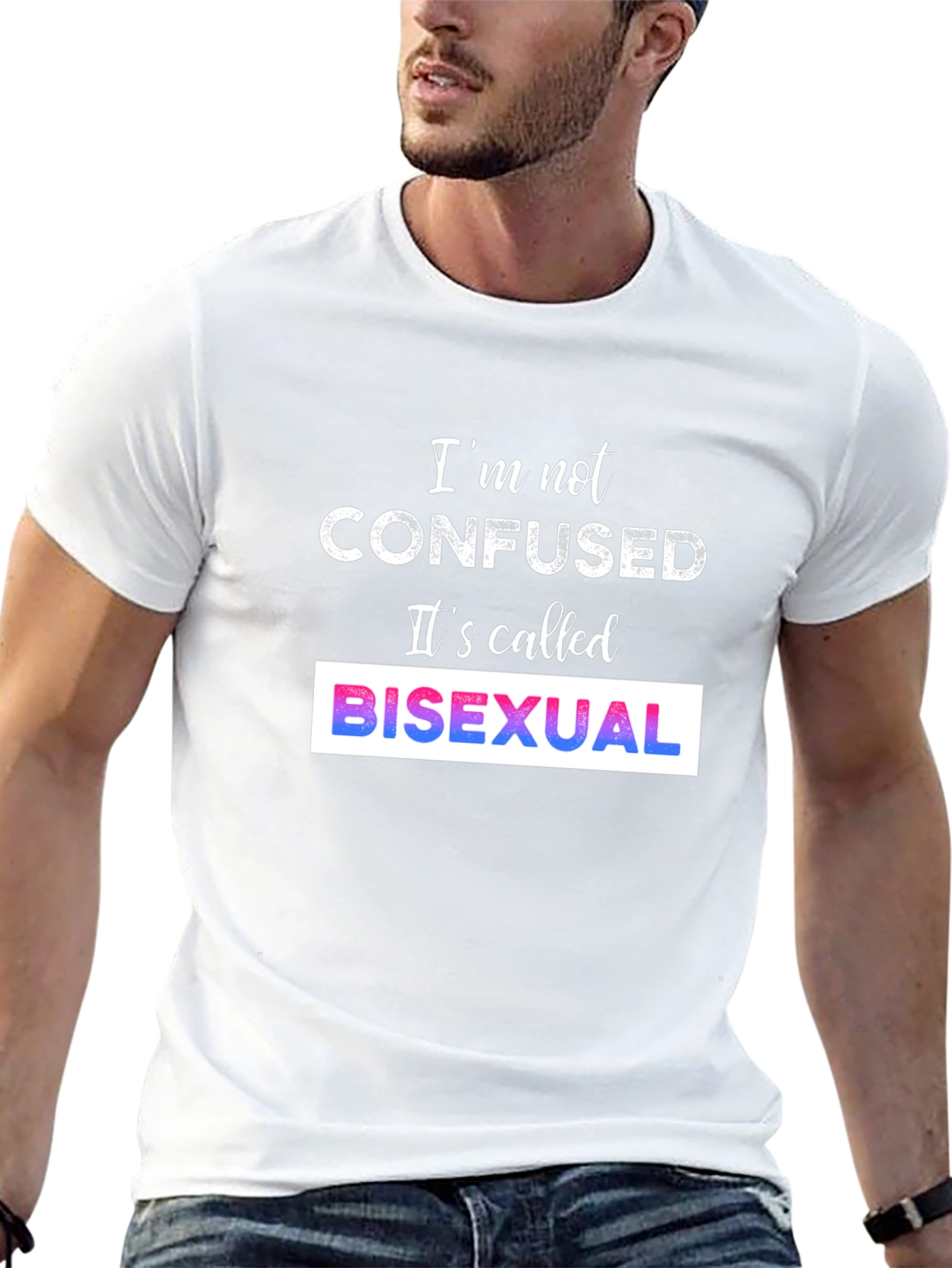 Camiseta Bisexual - No Estoy Confundido