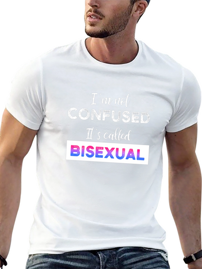 Camiseta Bisexual - No Estoy Confundido