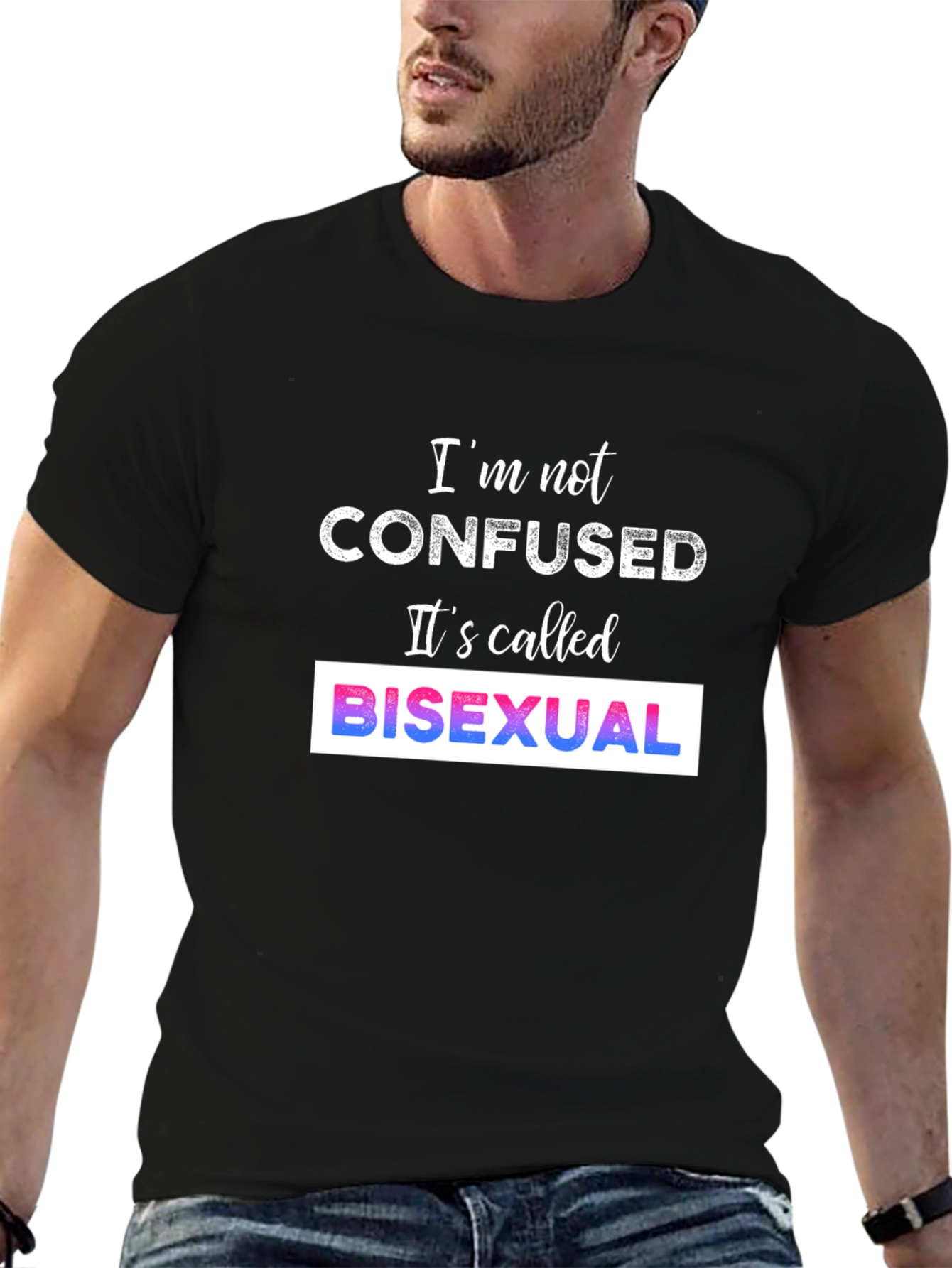 Camiseta Bisexual - No Estoy Confundido