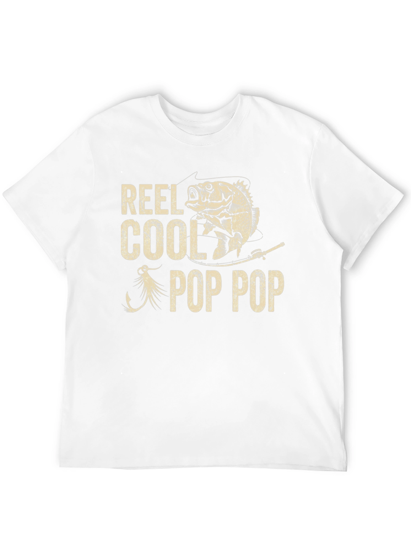 Camiseta Negra Reel Cool Pop Pop Pesca