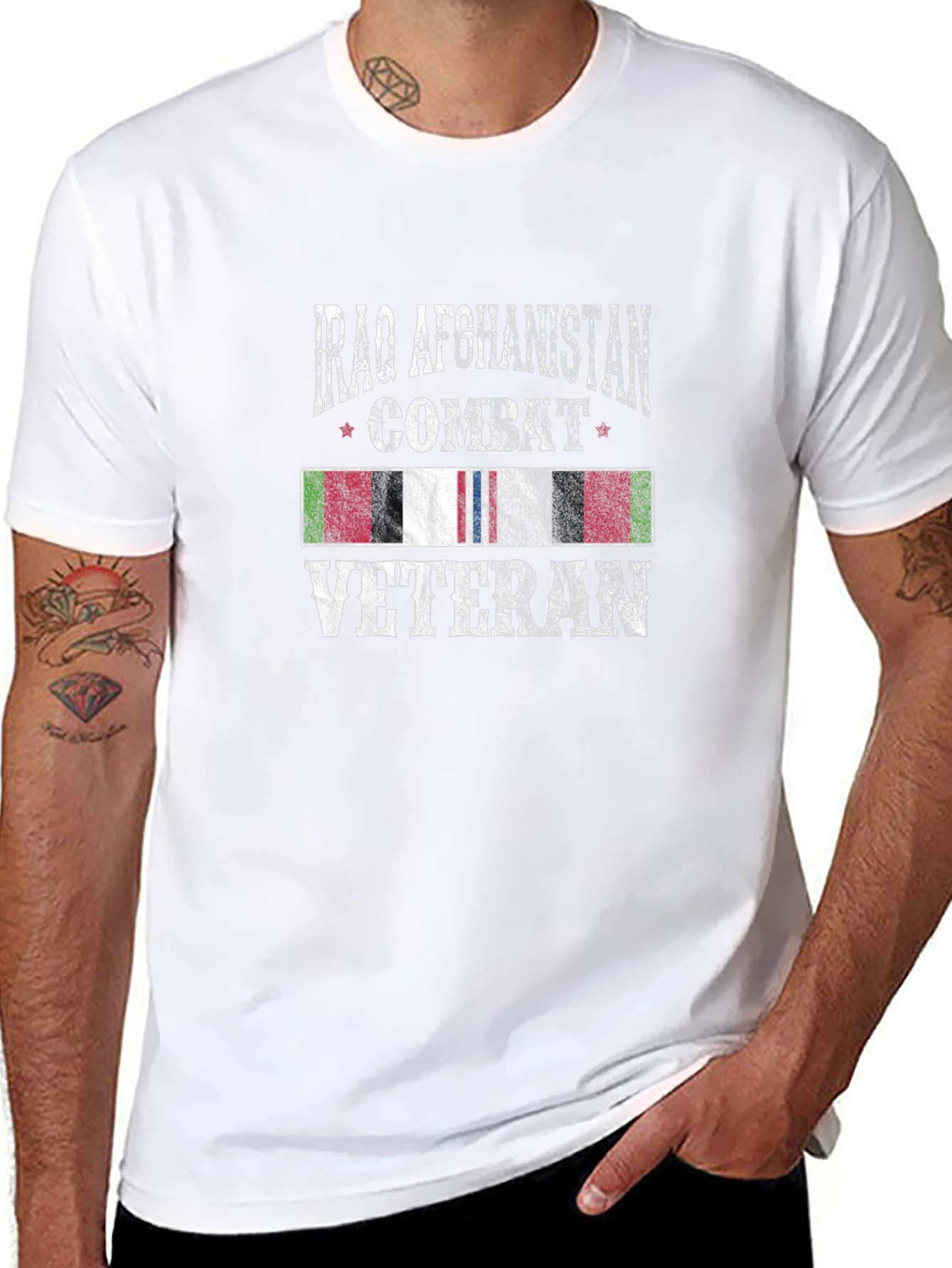 Camiseta Veterano Irak Afganistán