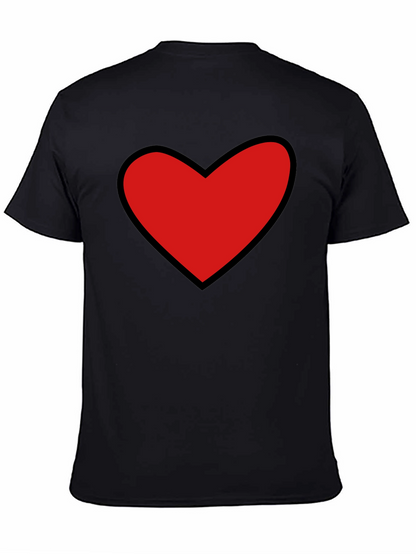 Camiseta Negra con Corazón Rojo
