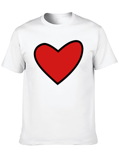 Camiseta Negra con Corazón Rojo