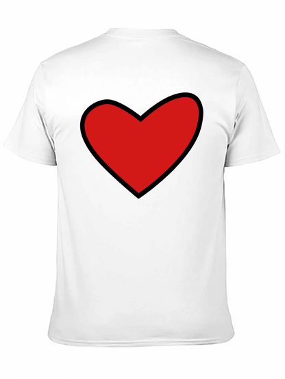 Camiseta Negra con Corazón Rojo