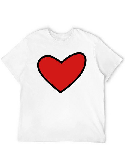 Camiseta Negra con Corazón Rojo
