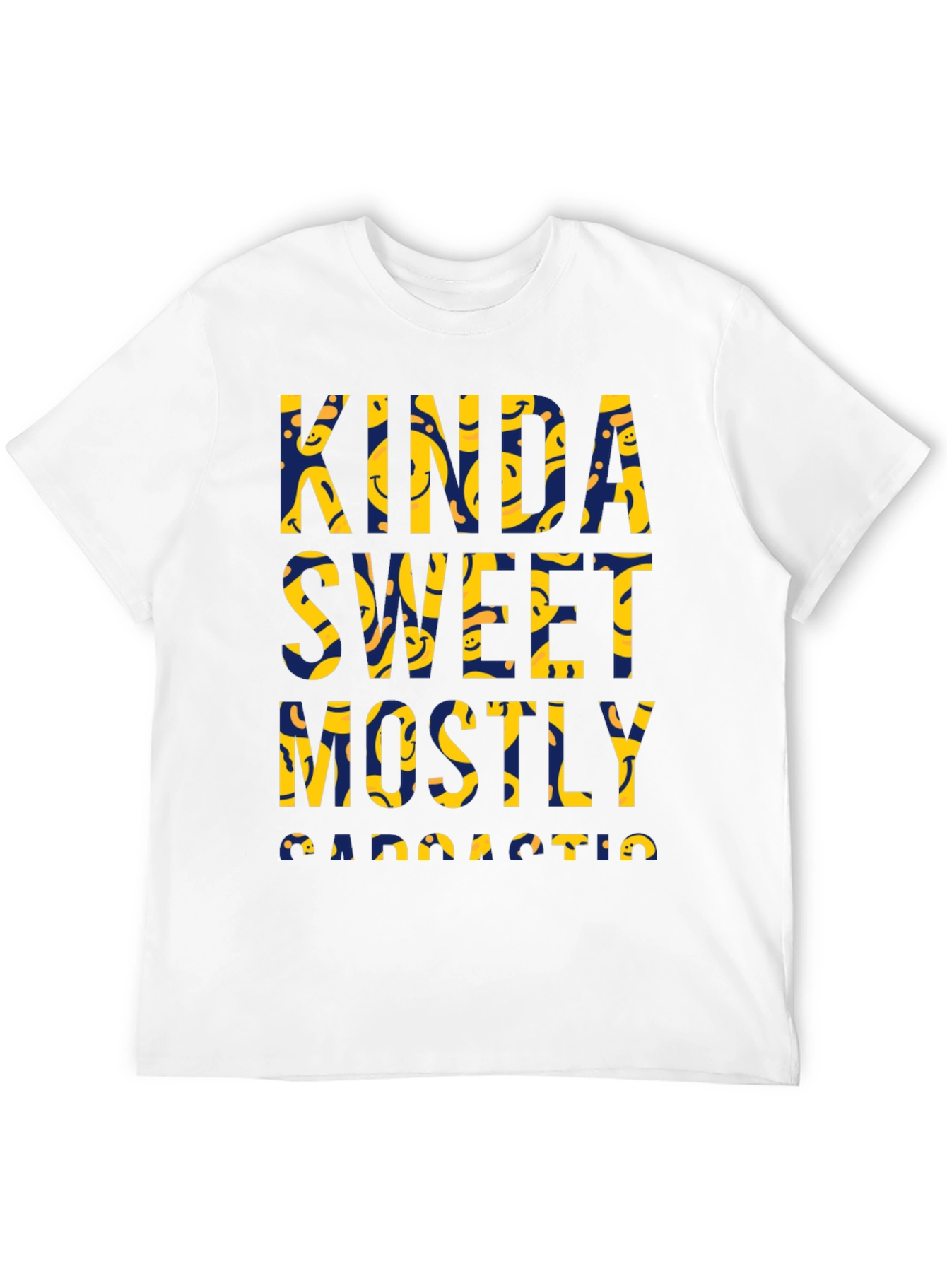 Camiseta Negra: Kinda Sweet Mostly Sarcastic
