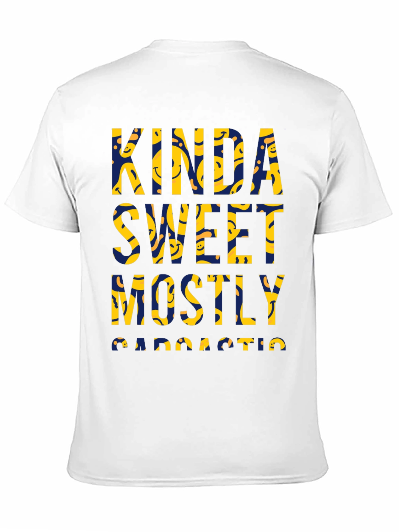 Camiseta Negra: Kinda Sweet Mostly Sarcastic