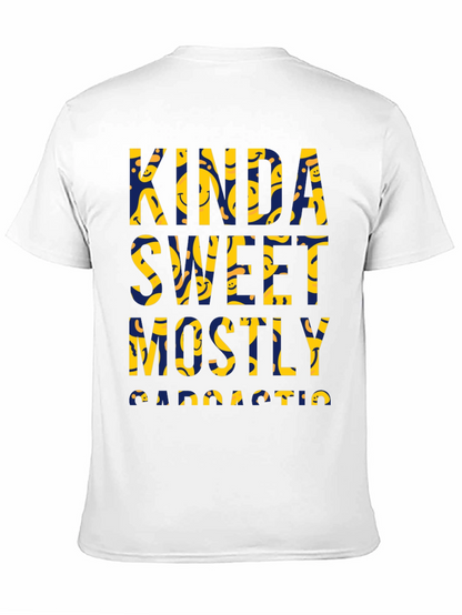 Camiseta Negra: Kinda Sweet Mostly Sarcastic