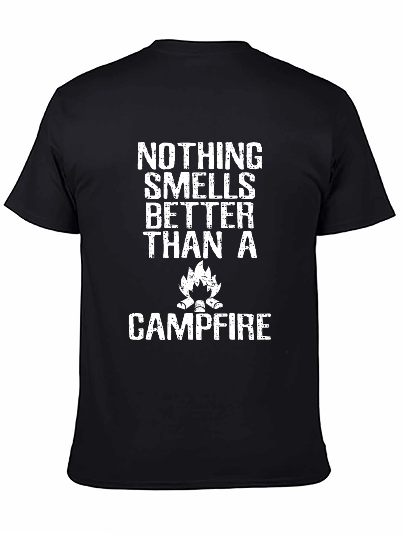 Camiseta Negra: Nada Huele Mejor Que Una Fogata
