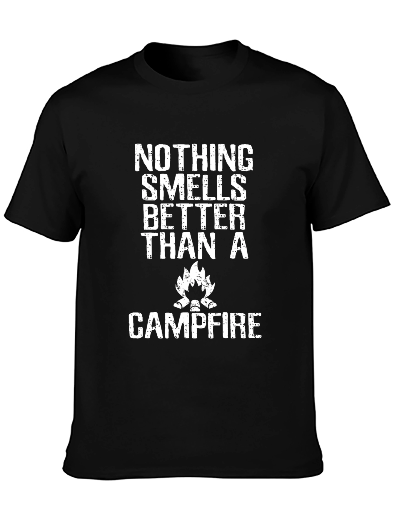 Camiseta Negra: Nada Huele Mejor Que Una Fogata