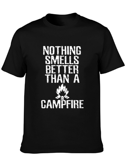 Camiseta Negra: Nada Huele Mejor Que Una Fogata