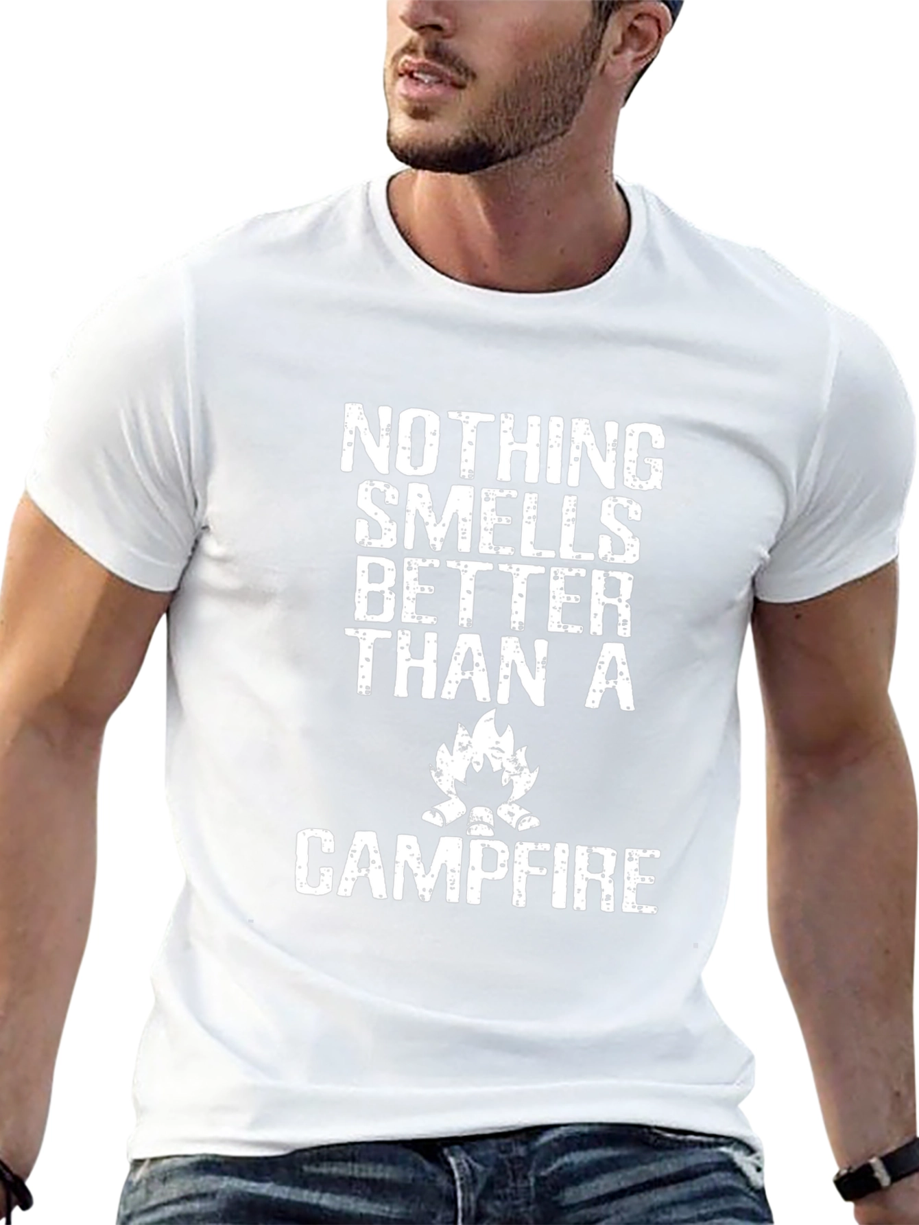 Camiseta Negra: Nada Huele Mejor Que Una Fogata