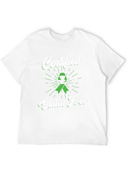 Camiseta Negra Certificado Libre de Gluten
