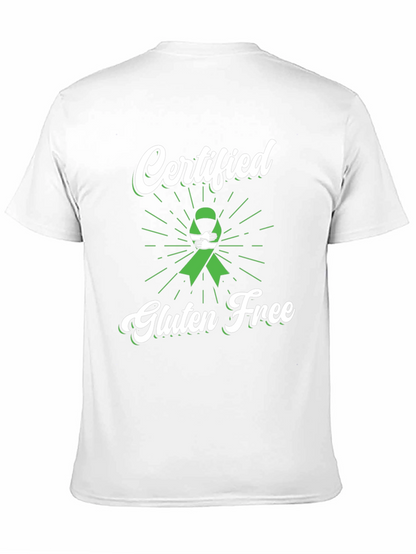 Camiseta Negra Certificado Libre de Gluten