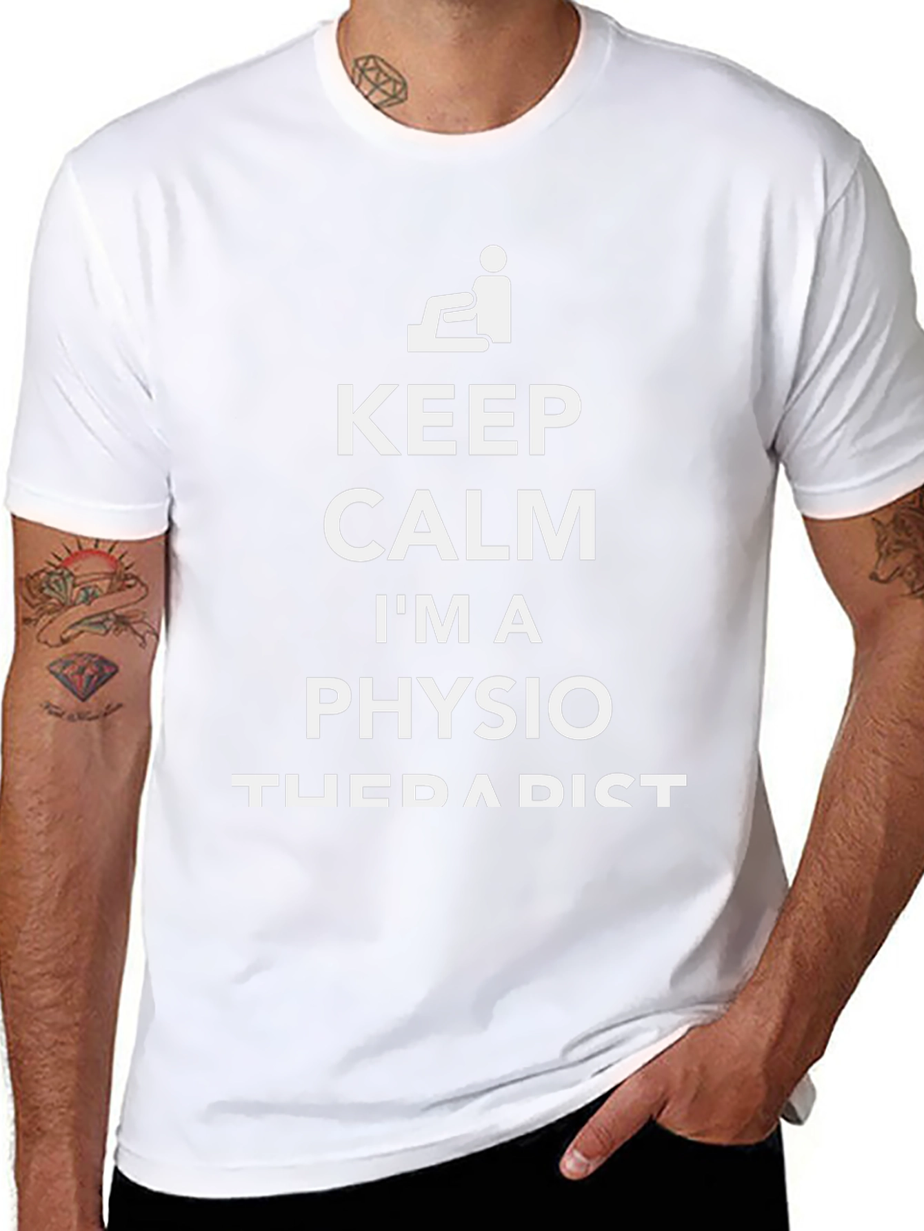 Camiseta Keep Calm Im a Physio