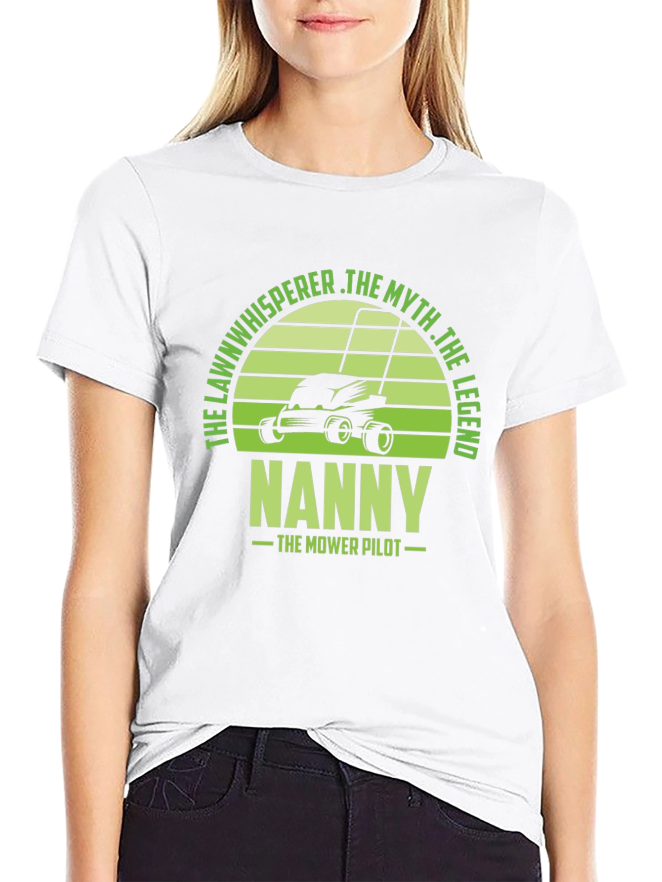 Camiseta Hombre Negra con Diseño de Jardinero NANNY