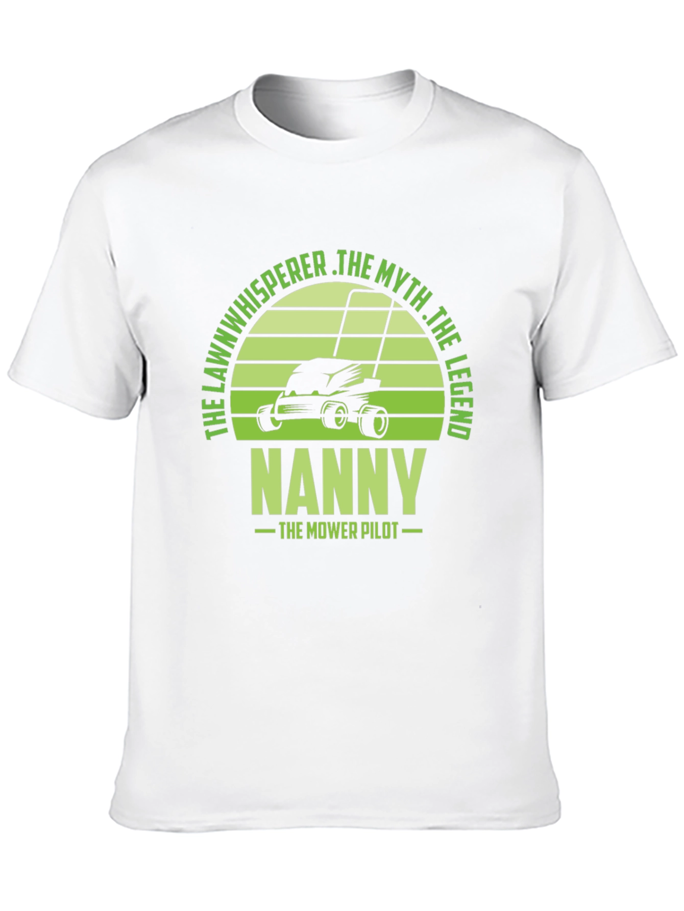 Camiseta Hombre Negra con Diseño de Jardinero NANNY